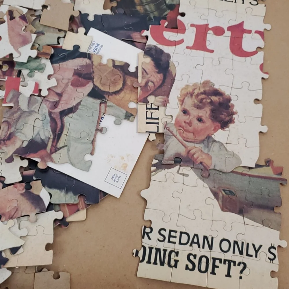 Vintage 1938 Puzzle The man in gracie Allen's Life